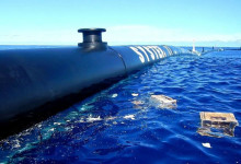 Los primeros trozos de plástico comienzan a caer en la «trampa acuática» de The Ocean Cleanup