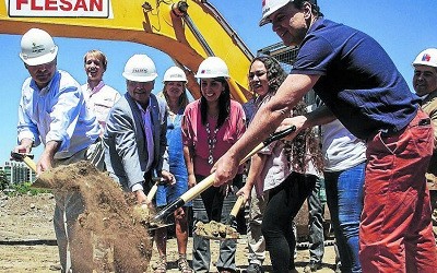 Parten obras en campamento en Lo Barnechea