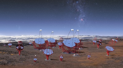 ESO operará el observatorio de rayos gamma más grande de la Tierra en Chile: Tendrá 33 telescopios más que ALMA
