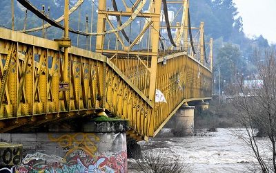 Inicia reconstrucción de puente ferroviario Temuco-Padre Las Casas