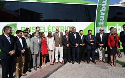 Lanzan primer bus eléctrico interurbano que conectará la ruta entre Rancagua y Santiago