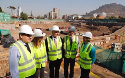 Ministro de Obras Públicas realiza visita inspectiva a obras de nuevo Hospital Del Salvador e Instituto Nacional de Geriatría