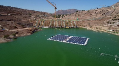 En marcha primera planta fotovoltaica construcida sobre un relave minero