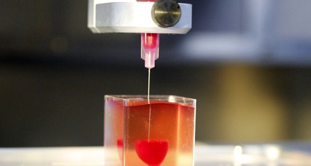 Científicos israelíes presentan corazón impreso en 3D hecho con tejidos humanos