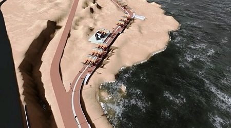 Inician construcción de moderno paseo en borde costero de Caleta Los Verdes de Iquique
