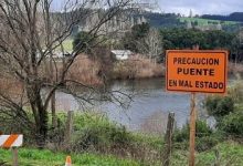 MOP confirma construcción de nuevo puente Quilacahuín en San Pablo tras problemas en su estructura