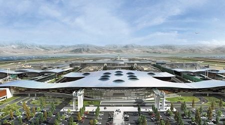 Aeropuerto de Santiago pronto estrenará nuevo espigón y avance del nuevo terminal alcanza el 55%