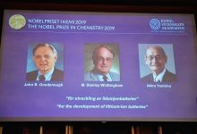 Desarrolladores de las baterías de litio ganan el Nobel de Química
