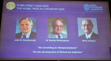 Desarrolladores de las baterías de litio ganan el Nobel de Química