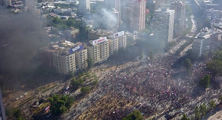 Sitiados en pleno centro