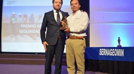 ENAMI recibe premio anual de Seguridad Minera