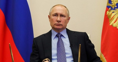 Presidente Vladimir Putin opta por el teletrabajo debido al avance del coronavirus en Rusia