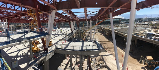 Arrigoni Metalúrgica entrega obra gruesa de ampliación del Aeropuerto de Santiago