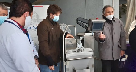 Hospital Carlos Van Buren recibe la donación de cinco ventiladores mecánicos fabricados en Chile