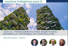 Webinar: Financiamiento para incentivar el desarrollo sostenible en construcción