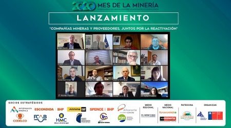 Lanzamiento del Mes de la Minería 2020: Líderes del sector destacan rol de la continuidad operacional para la reactivación económica