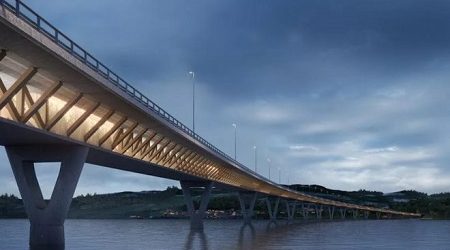 NORUEGA CONSTRUIRÁ EL PUENTE CON MADERA ESTRUCTURAL MÁS LARGO DEL MUNDO