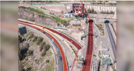 Tránsito de Túnel San Cristóbal estará suspendido por construcción de Viaducto El Salto