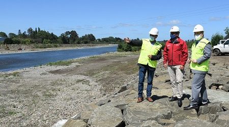 En febrero finaliza proyecto de construcción de defensas fluviales en el río Cautín