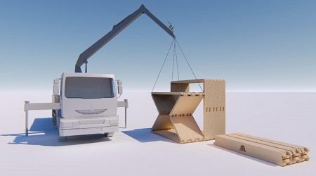 MADPOD OFRECE UNA CONSTRUCCIÓN MÁS RÁPIDA Y LIMPIA GRACIAS A SUS ESPACIOS MODULARES-PLEGABLES DE MADERA SÓLIDA