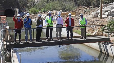 Ministro Moreno inaugura nueva fase de sistema que entregará seguridad hídrica a 1 millón de personas de la Región de Valparaíso