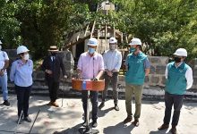 Minvu presenta avance de obras de recuperación del emblemático Funicular del Parque Metropolitano