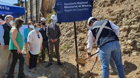 Ministro (S) de minería da el vamos a futura planta de procesamiento de oro en La Higuera