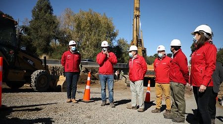 Subsecretario Cristóbal Leturia inspecciona avances de la construcción de la doble vía Angol-Los Ángeles