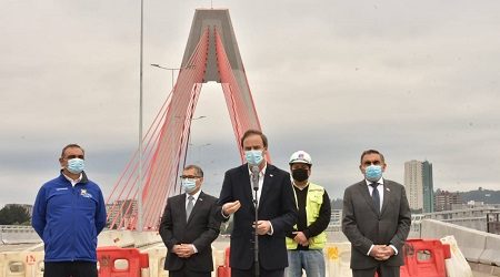Autoridades anuncian marcha blanca del puente Treng Treng Kay Kay