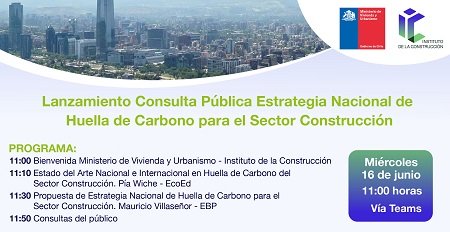 16 de junio comienza consulta pública de la Estrategia Nacional de Huella de Carbono