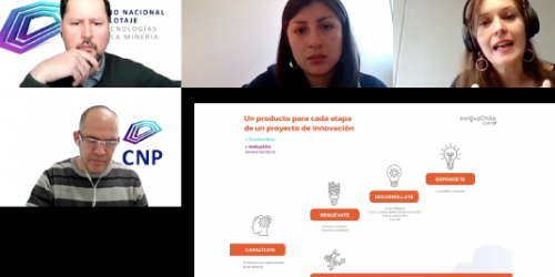 Webinar CNP-Corfo presenta opciones de financiamiento para la innovación y validación de tecnologías mineras