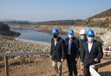 Ministro Moreno inspeccionó las tuberías reversibles de embalse Los Aromos que entregarán seguridad hídrica hasta el 2040 a más de 1 millón de habitantes de la región de Valparaíso