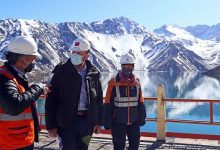 Ministro Alfredo Moreno destaca medidas de emergencia en Embalse El Yeso para asegurar la disponibilidad de agua en el Gran Santiago