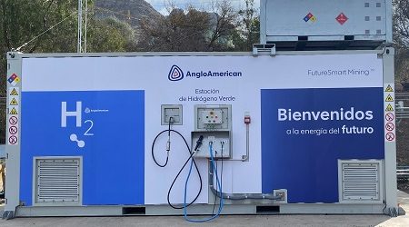 Anglo American genera la primera molécula de Hidrógeno Verde para vehículos cero carbono en Chile