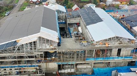 Hospital de Curacautín cuenta con más del 25% de avance en su construcción