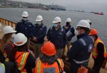 Ministros del Segundo Tribunal Ambiental realizaron inspección en terrenos donde se emplazará proyecto Terminal Cerros Valparaíso, TCVAL