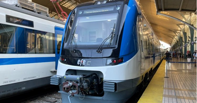 MTT presenta primer viaje de prueba de trenes EFE de origen chino entre Santiago y Rancagua