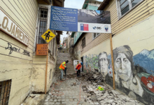 Cartagena: inician trabajos de mejoramiento de fachadas y escalera Caupolicán