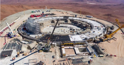 El más grande del mundo: avanza construcción de gigantesco telescopio de casi 40 metros en Chile