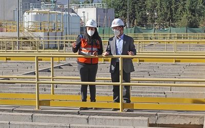 Ministro García tras visitar avances en Planta de Agua Potable de Padre Hurtado: “El agua es un derecho humano y trabajaremos incansablemente para que esté garantizado”