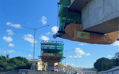 Obras del Tramo III del Metro Salvador-Lauro de Freitas avanzan con método innovador