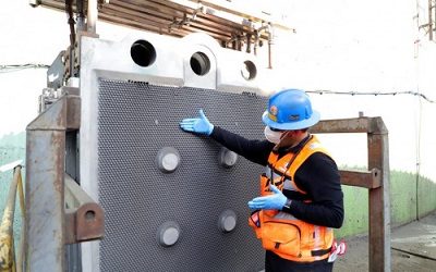 El Teniente recicla las placas de filtrado de sus plantas para disminuir sus desechos