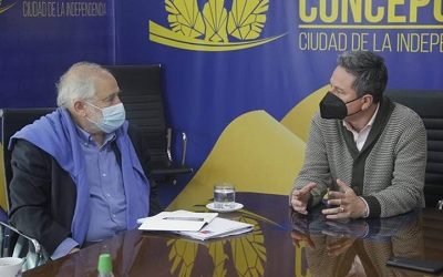 Ministro Carlos Montes se reúne con Alcalde de Concepción para coordinar trabajo en la región en materia habitacional y urbana