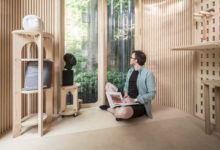 ESTUDIO EUROPEO CREA OFICINA TRANSPORTABLE CON ELEMENTOS MODULARES Y PREFABRICADOS EN MADERA