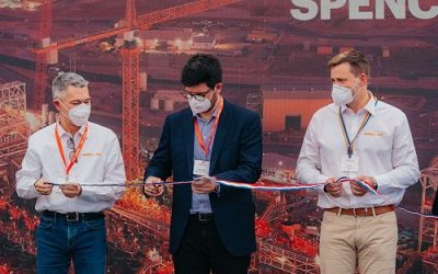 BHP inaugura nueva concentradora de cobre en Spence, que permitirá extender la operación en 50 años