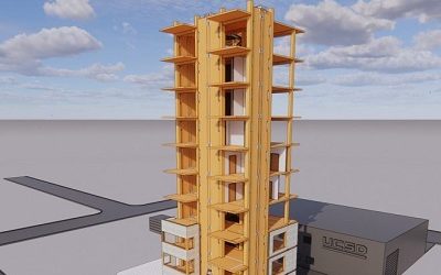 SIMULACIÓN DE TERREMOTO ANALIZARÁ LA RESISTENCIA DE UN EDIFICIO EN MADERA DE 10 PISOS