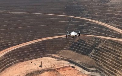 Inteligencia Artificial desde el cielo: plataforma de drones permite ver el interior de las minas