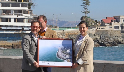 Ministro García y alcaldesa Ripamonti inauguran nueva infraestructura de protección costera para enfrentar marejadas en la Avenida Perú