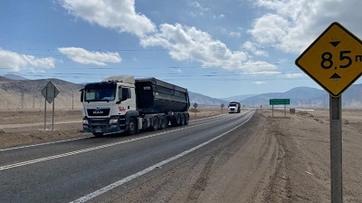 MOP Antofagasta proyecta consolidar nueva Ruta B-12 como una alternativa vial para el transporte de sustancias peligrosas