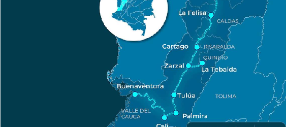 Colombia firma contrato por estudios del Corredor Férreo del Pacífico